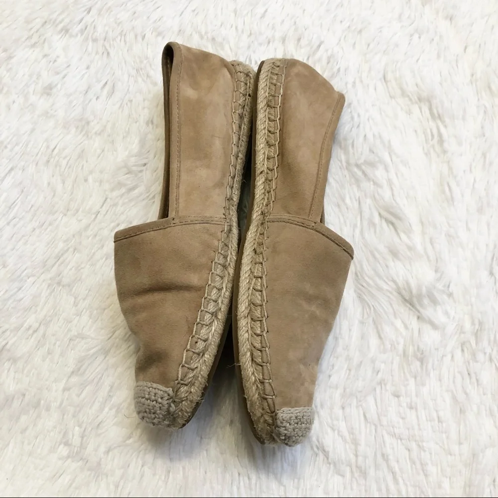 Vince Camuto Beige Suede Espadrille Shoes Sz 8 - Picture 5 of 11